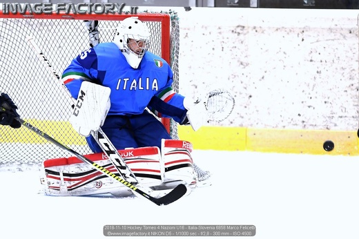 2018-11-10 Hockey Torneo 4 Nazioni U16 - Italia-Slovenia 6858 Marco Felicetti